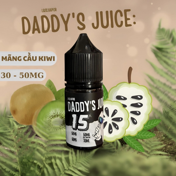Daddy Juice : No 15 ( Mãng cầu Kiwi )