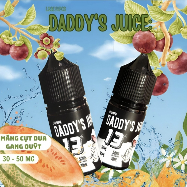 Daddy Juice : No 13 ( Măng cụt Quýt Dưa gang )