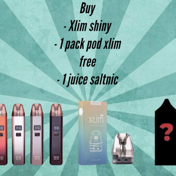 Combo Xlim + 1 pack pod Xlim tặng 1 juice saltnic